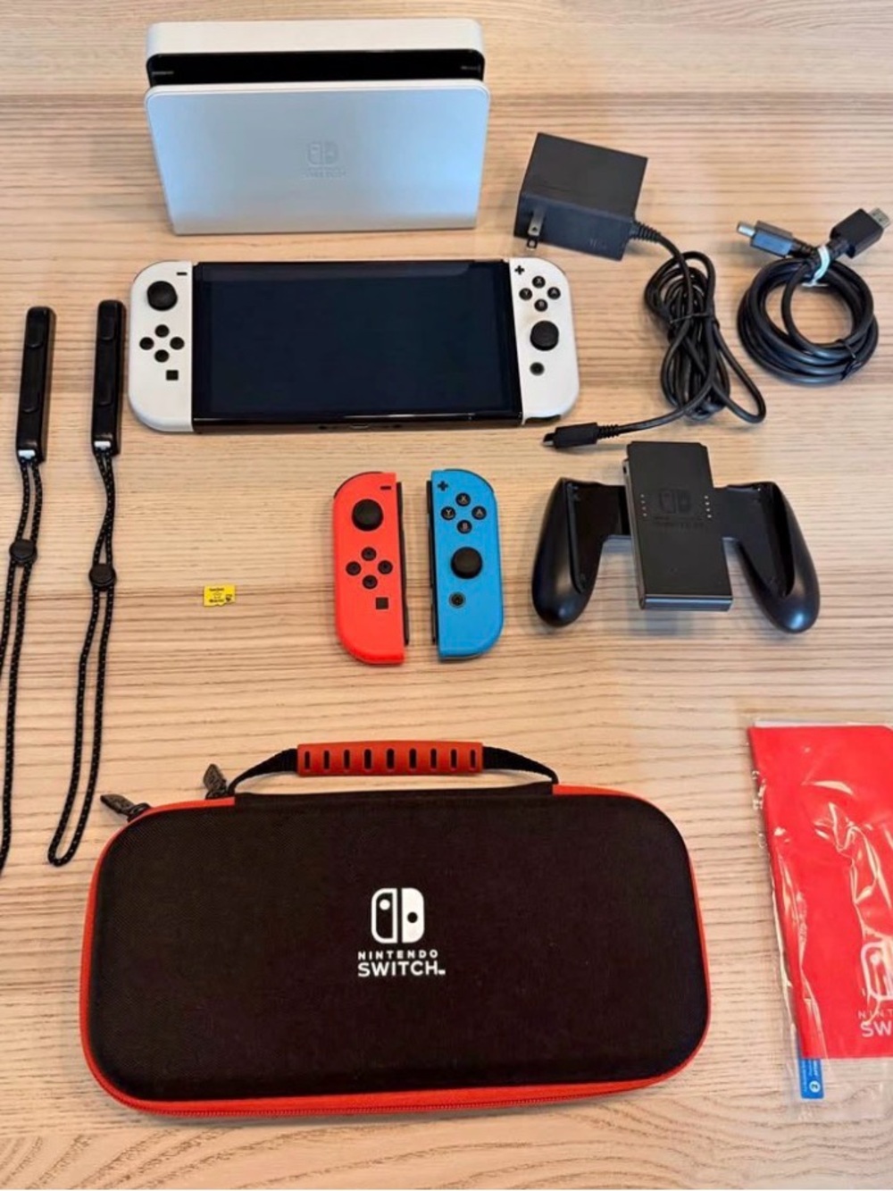 Nintendo Switch OLED (White) – Premium Bundle | Like New Condition